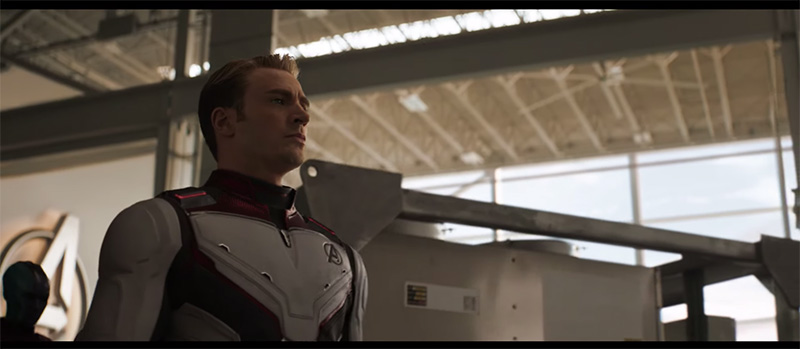 Avengers Endgame capitan america traje