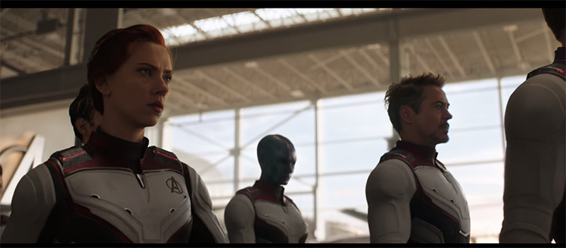 Avengers Endgame iron man traje