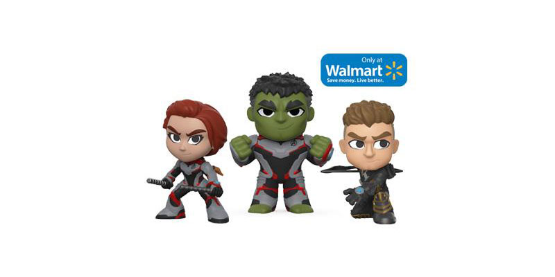 Funko Mystery Mini de Endgame Black Widow Hulk Hawkeye