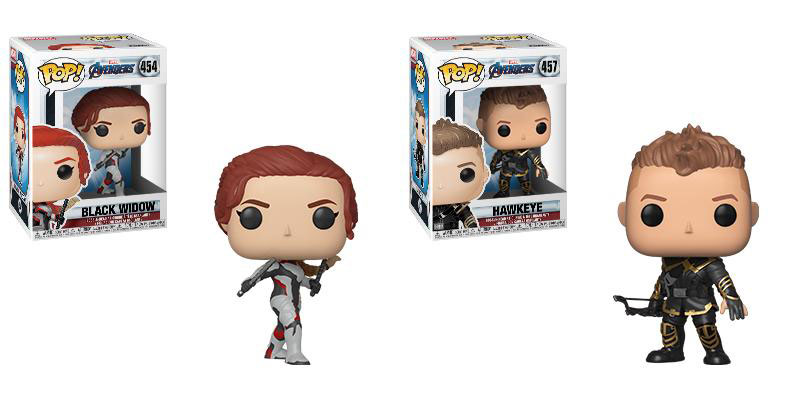Funko Pop Black Widow Funko Pop Hawkeye Avengers Endgame
