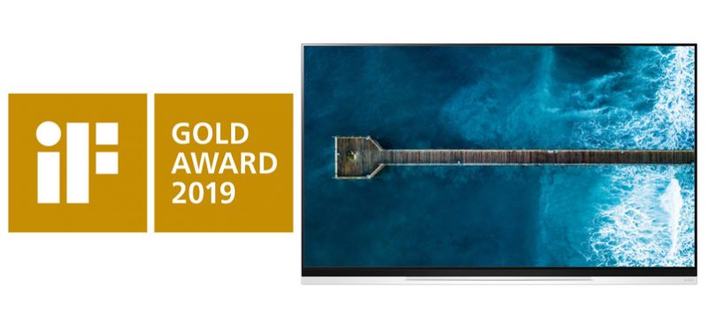 LG OLED TV E9 iF Gold Award