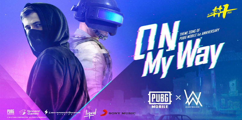 “On My Way” de Alan Walker sonará en PUBG MOBILE Club Open 2019