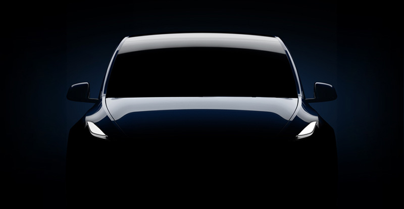 Tesla Model Y luces