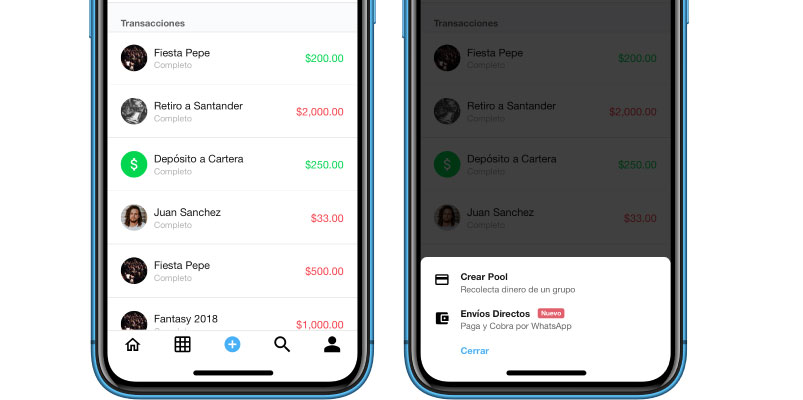 Moneypool WhatsApp Mexico