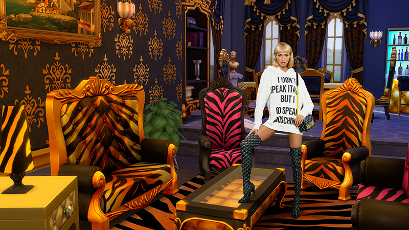 Moschino x Sims sudadera