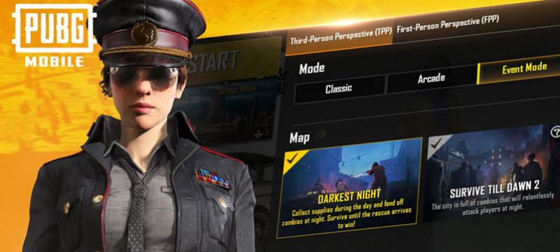 Zombi La Noche Oscura PUBG MOBILE