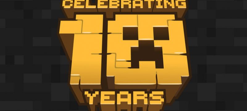 10 aniversario Minecraft