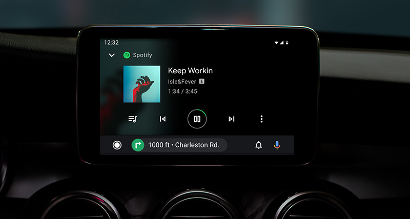 Android Auto interfaz 2019 Spotify