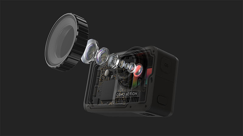 DJI Osmo Action lentes