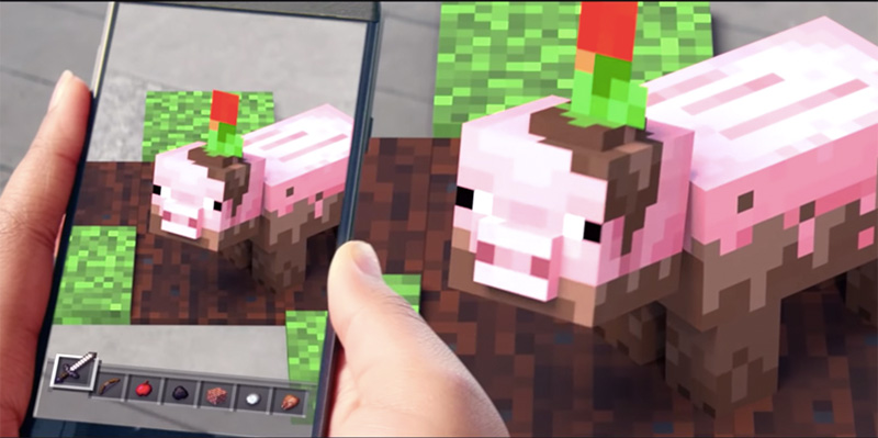 Minecraft usará realidad aumentada en su próximo juego móvil