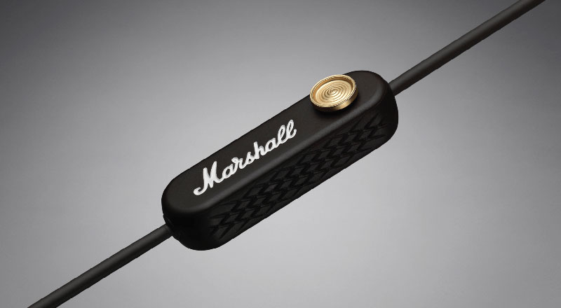 Minor II Bluetooth Marshall Headphones control