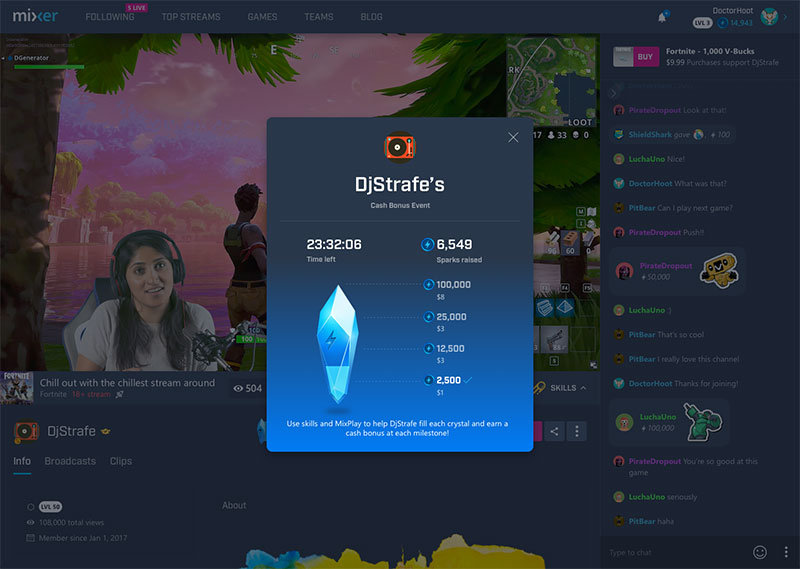 Mixer Season 2 Sparks