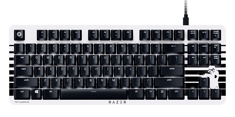 Razer BlackWidow Lite Silent Mechanical Keyboard Stormtrooper
