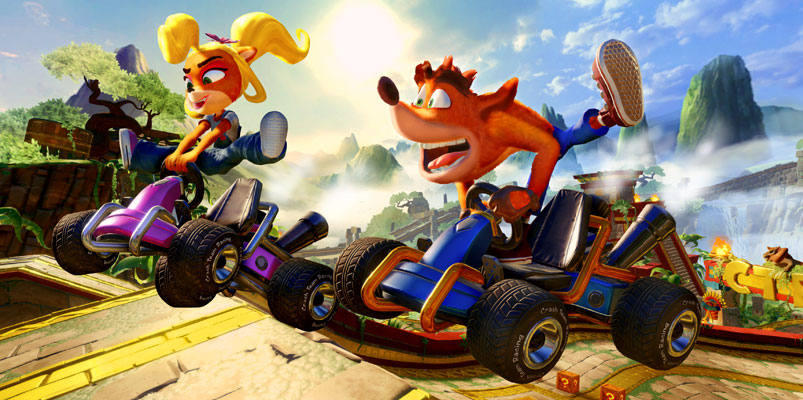 Prepárate para la acción de Crash Team Racing Nitro-Fueled