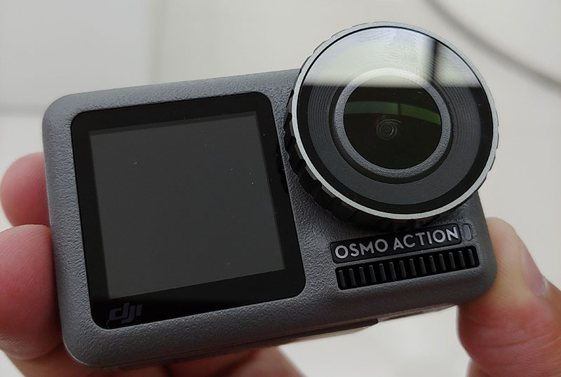 DJI Osmo Action primer contacto con filtro