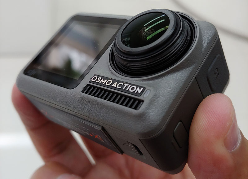 DJI Osmo Action primer contacto ojo pez