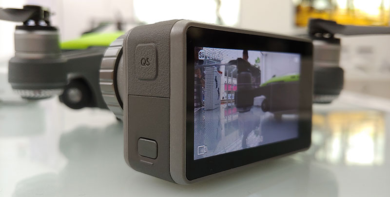 DJI Osmo Action primer contacto trasera
