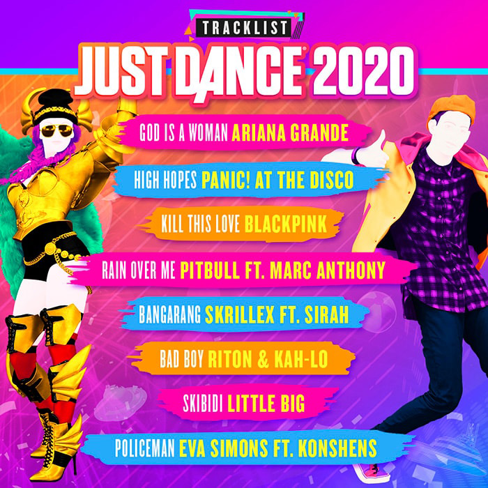 Por ahí Sociable guerra Las primeras 40 canciones reveladas para Just Dance 2020 – TechGames