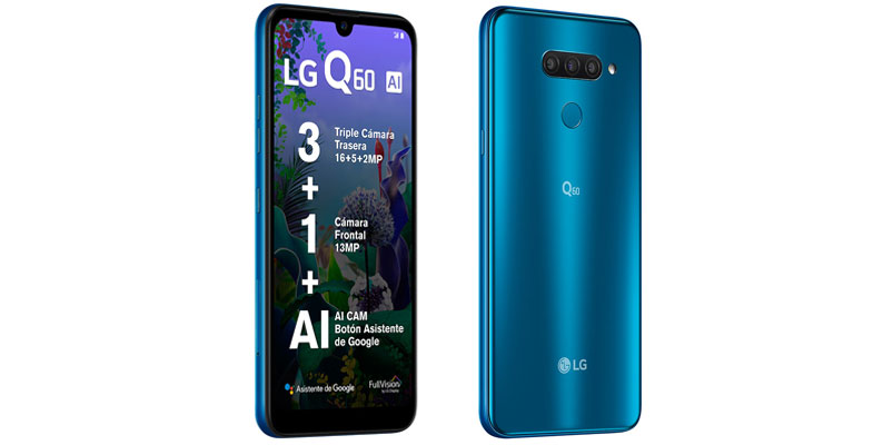 Precio y características de LG Q60 (LM-X525HA) con Telcel