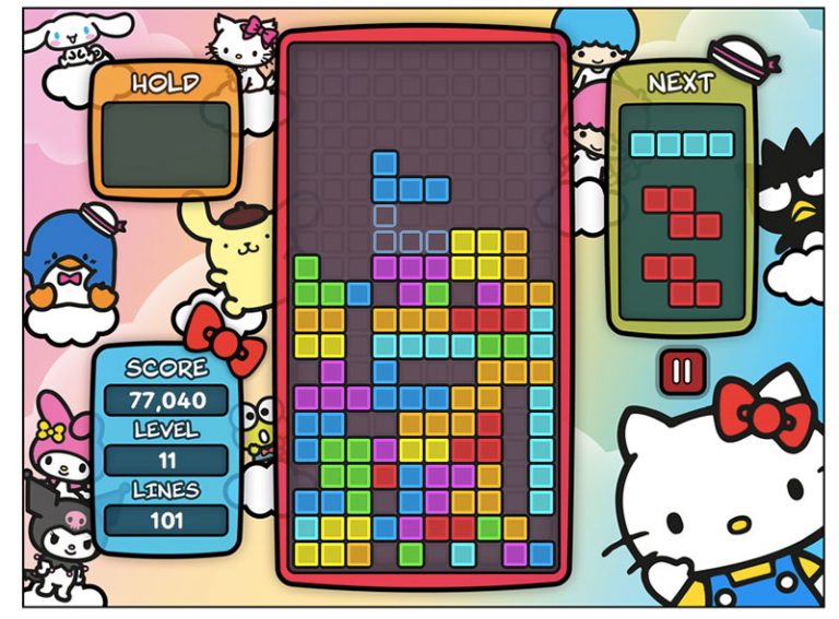 Juega a Tetris con los personajes de Hello Kitty TechGames