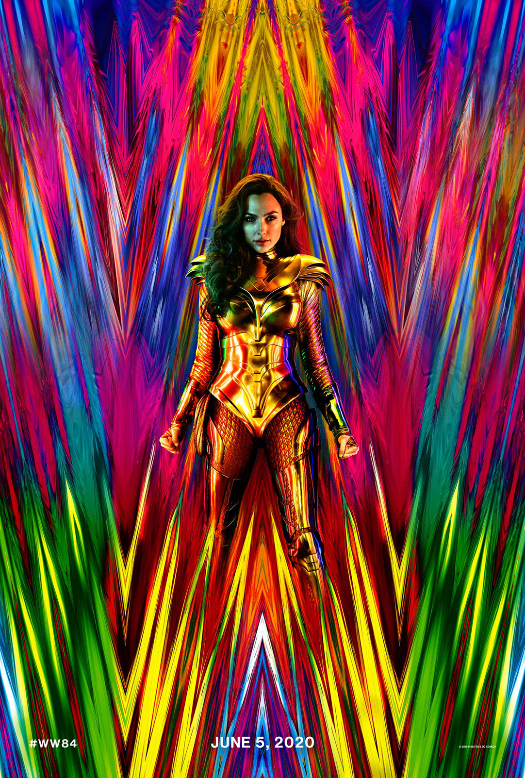 WW 84 Golden Eagle Armor Poster