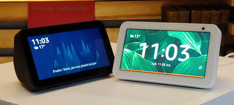 Amazon Echo Show 5 blanco negro