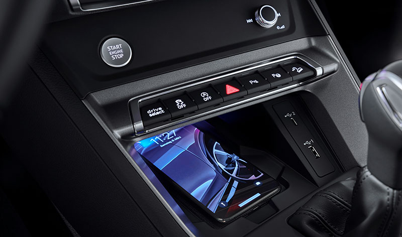 Audi Q3 Sportback cargador inalambrico