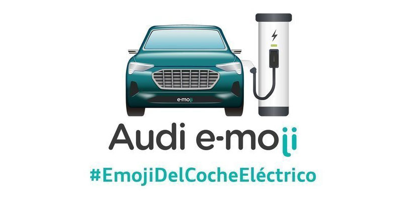 Audi propone el e-moji, el emoticón de los coches eléctricos