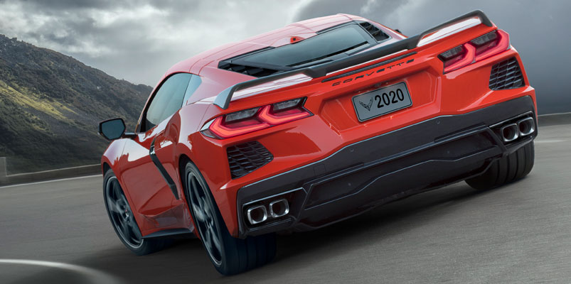 Corvette Stingray 2020 trasera