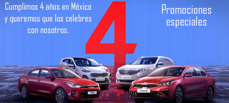 KIA 4 años promos Mexico