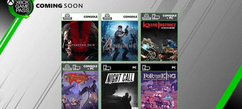 Xbox Game Pass julio 19