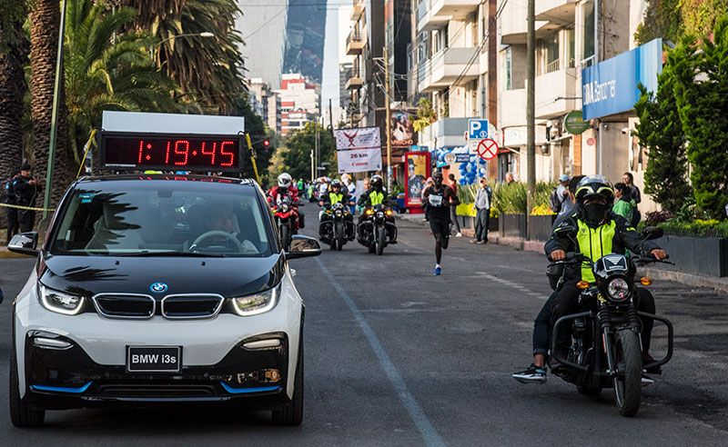 BMW i3s Maraton de la CDMX Telcel 2019 ganador