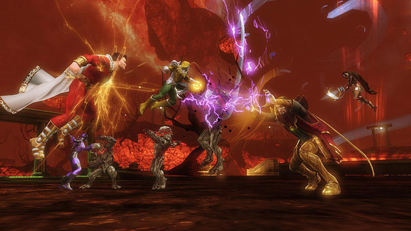 DC Universe Online Switch lanzamiento pelea