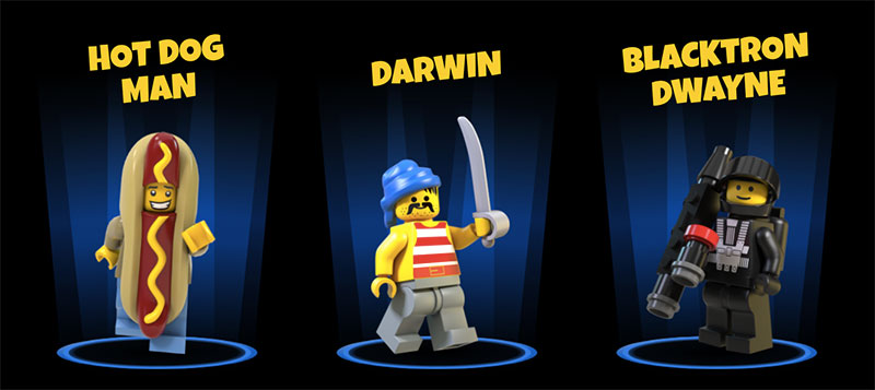 LEGO Legacy Heroes Unboxed minifigura