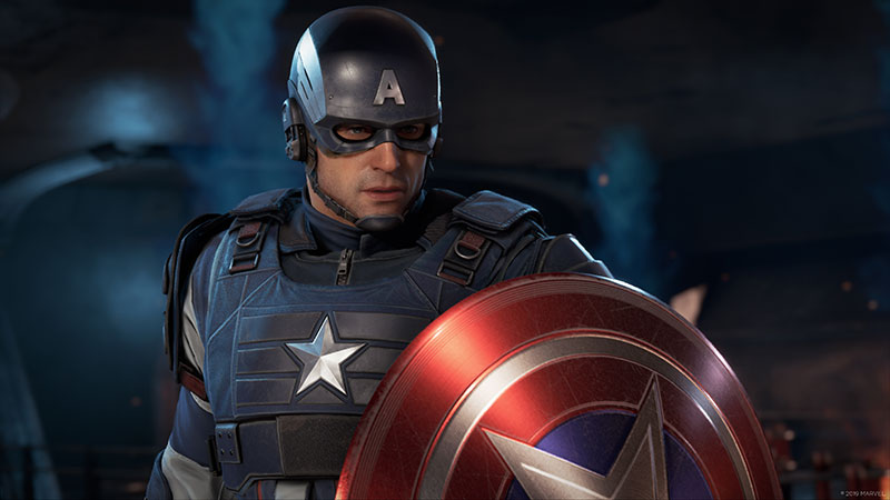 Marvels Avengers gameplay Captain America