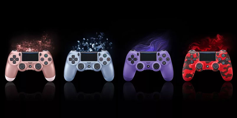 El control DualShock 4 estrena cuatro nuevos colores para el otoño