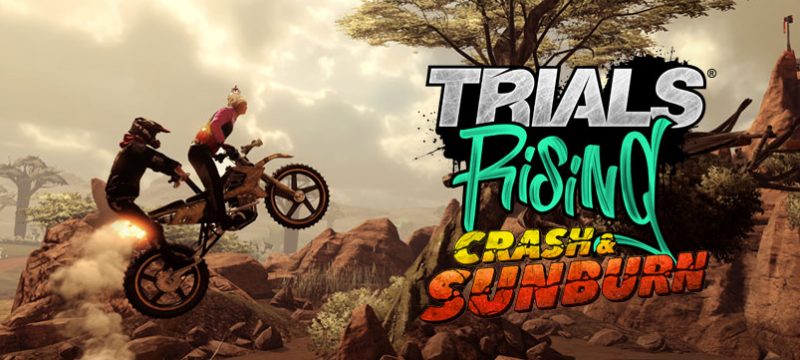 Trials Rising Crash & Sunburn