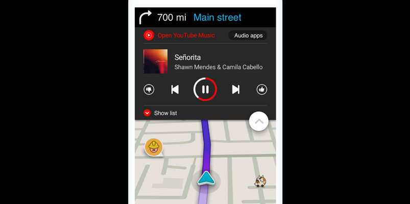 Waze integran a YouTube Music para que disfrutes tus recorridos