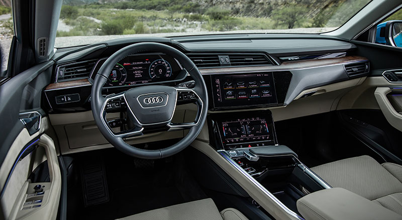 Audi e-tron Mexico interior