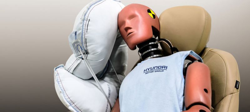 Bolsa de aire lateral central de Hyundai