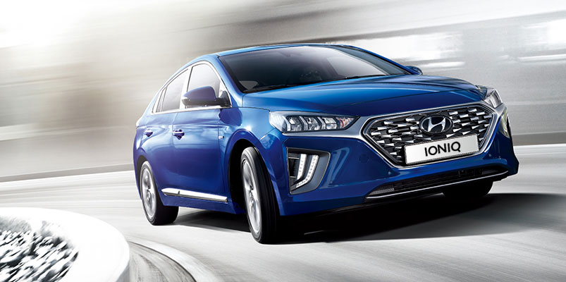 Hyundai Ioniq 2020 azul