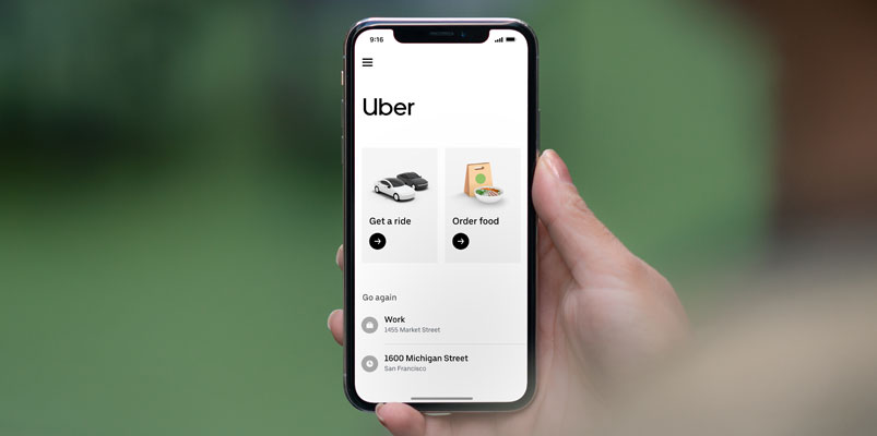 Uber app nueva interfaz