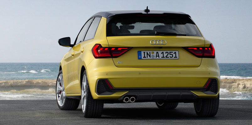 Audi A1 Sportback trasera