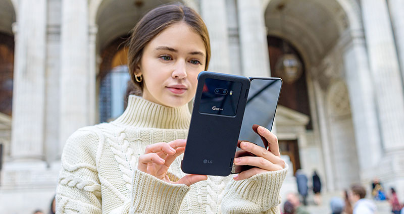 LG G8XThinQ con LG Dual Screen fotos