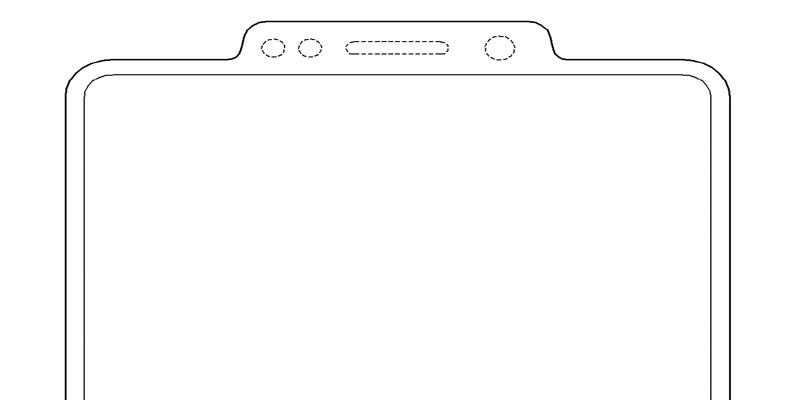 Patente de Samsung muestra smartphone con notch externo