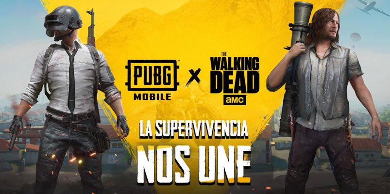 Personajes de The Walking Dead están ahora en PUBG MOBILE