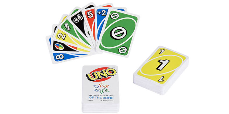 UNO Braille Mattel