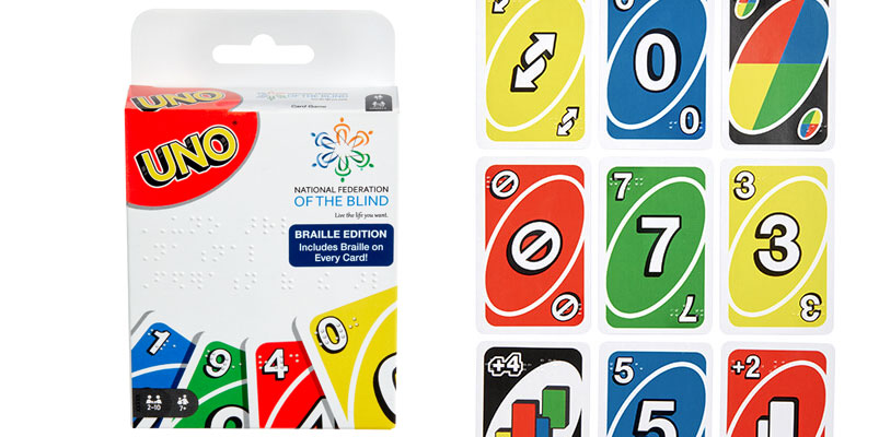 Mattel presenta UNO Braille, el juego para personas con discapacidad visual