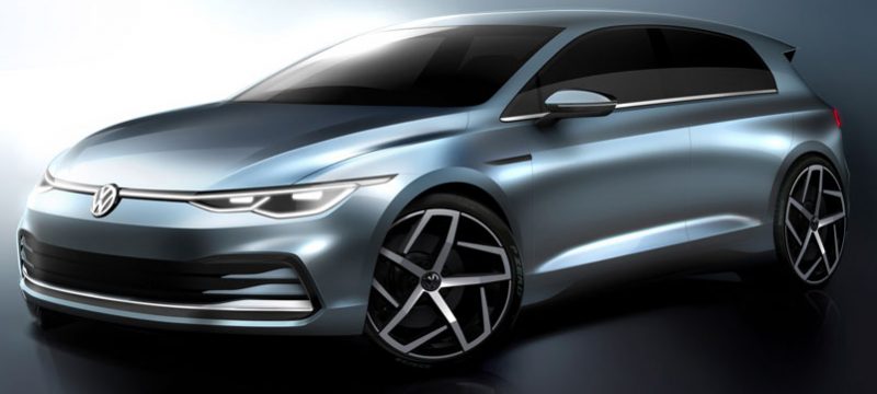 Volkswagen Golf 2020 bocetos