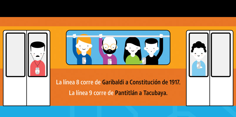 Las líneas 8 y 9 del Metro de la CDMX con Internet gracias a AT&T